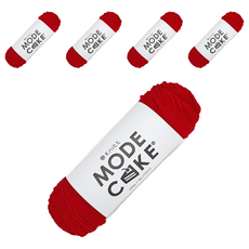 니뜨 모드케이크실 100g, 5개, 레드