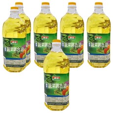順發油品 優質蔬菜調合油, 2.6L, 6桶