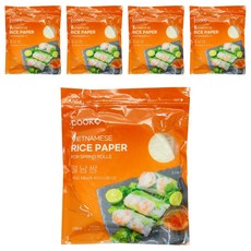쿡샵 월남쌈 라이스페이퍼 원형, 300g, 5개