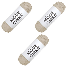 니뜨 모드케이크실 100g, 3개, 연베이지