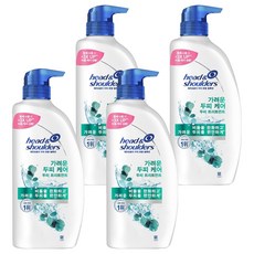 head&shoulders 海倫仙度絲 全效止癢頭皮護理潤髮乳, 4個, 850ml