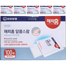 해피홈 알콜 스왑, 100개입, 6개