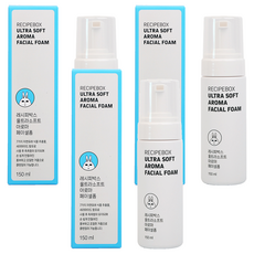 配方盒兒童潔面泡沫超柔軟兒童芳香面部泡沫 3 件裝, 150ml, 3瓶