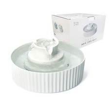 陶瓷貓用淨水器, 白色, 1份