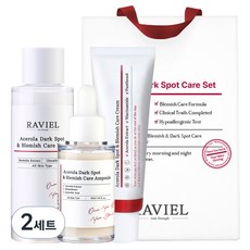 RAVIEL 西印度櫻桃亮白護理保養品 3種組+購物袋, 2組