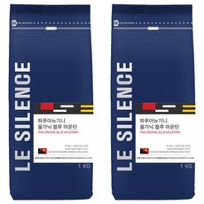 LeSilence 巴布亞紐幾內亞藍山咖啡豆, 未研磨, 2個, 1kg