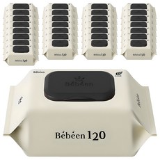 베베앙 120 유아물티슈 캡형, 50g, 120매, 30개