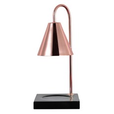 大理石融蠟燈 調光款 玫瑰金 + 黑大理石 香氛融蠟燈 檯燈, 1個