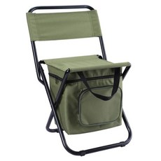 HyperPlanet 可折疊保冷露營椅, 卡其色, 1個