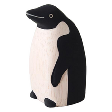 T-Lab. 手工木偶 PolePole 親子企鵝, 天然木材, W4 × D3 × 6.3cm