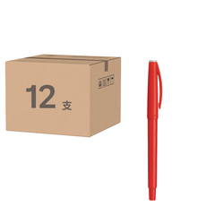 SIMBALION 雄獅 #100簽字筆, 紅色, 12支