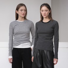 JUCY JUDY 女款圓領羅紋T恤 2件組 JZTS026E