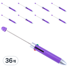 탑피아 DIY 꾸미기용 4색 볼펜 1.0mm, TYPE9, 36개