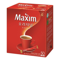 Maxim 麥心 經典原味三合一咖啡, 中度烘焙 50入, 11.8g, 1盒