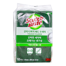 3M Scotch-Brite 百利 多用途強效菜瓜布 M, 1包, 10個