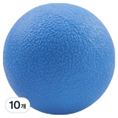글로벌픽 홈트용 지압 풋케어 마사지볼 6cm, 블루, 10개