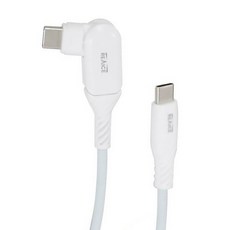 REAICE 台陞科技 180°極上旋轉超軟充電線 Type-C to Type-C 台灣製, 1.5m, 1條, 白色