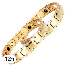 Potenkit 最棒的手鍊 金色 22 x 1.2 cm, 12個