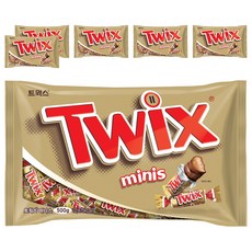 Twix 特趣 迷你絲, 500g, 6個