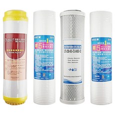 Elephant Waters 沐象 半年份濾心組, 4入, 適用於地下水, 1313A, 1組