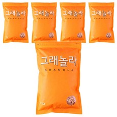 DONGSUH 東西食品 格蘭諾拉麥片, 1kg, 5包