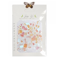 오로라 얼음 네일 스톤 세트, KN-S2036, 1개