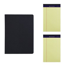 스탠다드 패드폴리오 A5 + 리갈패드 A5 2p, BLACK + 랜덤 발송, 1세트