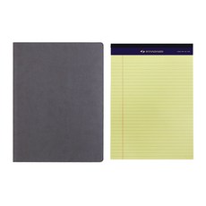 스탠다드 패드폴리오 + 리갈패드 B5 랜덤발송 세트 50매, GRAY, 1세트