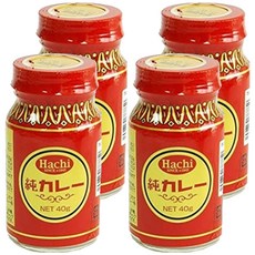 HACHI 咖哩粉, 日本原裝進口，濃郁咖理的甘甜口感，輕鬆煮出美味咖哩料理, 40g, 4罐