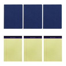 Paper Lab Pad Folio + Legal Pad 隨機出貨套組 B5, 藍色, 3套
