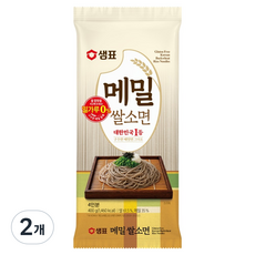 샘표 메밀 쌀소면, 400g, 2개