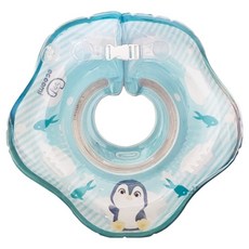 ecoomi 嬰幼兒泳圈/脖圈, 適合6個月以上寶寶使用, 1個, 可愛企鵝