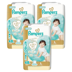 Pampers 幫寶適 日本境內版 褲型尿布 9~14kg, L, 144片