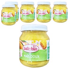 babybio 生機甜玉米泥, 130g, 6罐