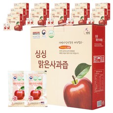 싱싱 맑은 사과즙, 100ml, 12박스