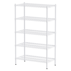 dayneeds 日需百備 層架 荷重型 5層, 白色, 1組