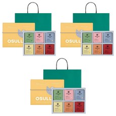 OSULLOC Oh Thank You茶葉盒 6種禮盒組, 3組, 單品