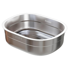 Oraple 優質不鏽鋼瀝水洗碗盆, 1個, 銀色