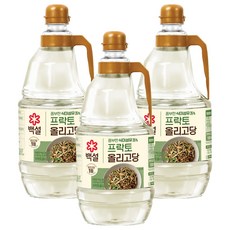 백설 프락토 올리고당, 2.45kg, 3개