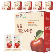 싱싱 맑은 사과즙 50p, 100ml, 6박스