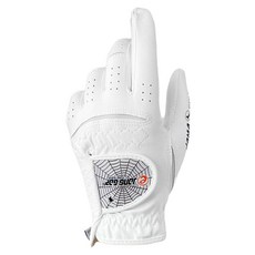 JAMA GOLF 男款e機能性高爾夫手套 左手用, 白色, 1入