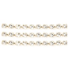 Boutique Korea 鏈條美甲飾品 1.7mm, 金色, 3個