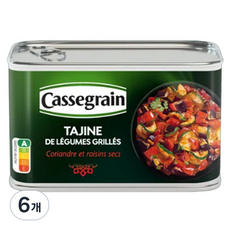 카세그레인 봉듀엘 타진 통조림, 375g, 6개