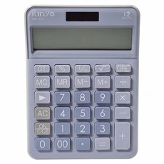 Kinyo 12位元繽紛計算機 KPE-692, 藍色, 1個