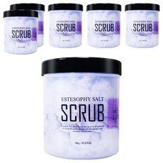 Estesophy 身體磨砂鹽皂薰衣草, 1kg, 6個