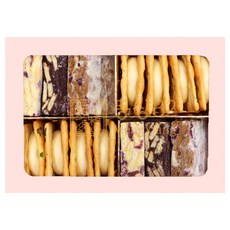 Mengxiang82 夢想 牛軋餅 原味 8塊+雪Q餅 3種各2塊+提袋, 340g, 1組