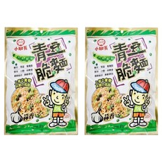 小班長的家 青豆脆麵 蒜香口味, 200g, 2包