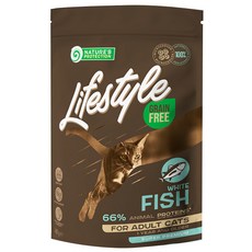 NATURE'S PROTECTION 自然本色 LifeStyle 貓用無穀乾糧, 400g, 1袋, 皮膚&毛髮保健
