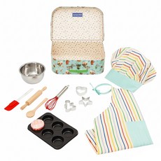 JoJo maman bebe 優質玩具/益智/家家酒/角色扮演玩具_實木系列_點心小師傅, 1入