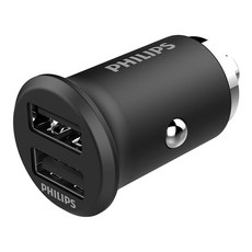 PHILIPS 飛利浦 迷你車充, DLP3520N, 黑色